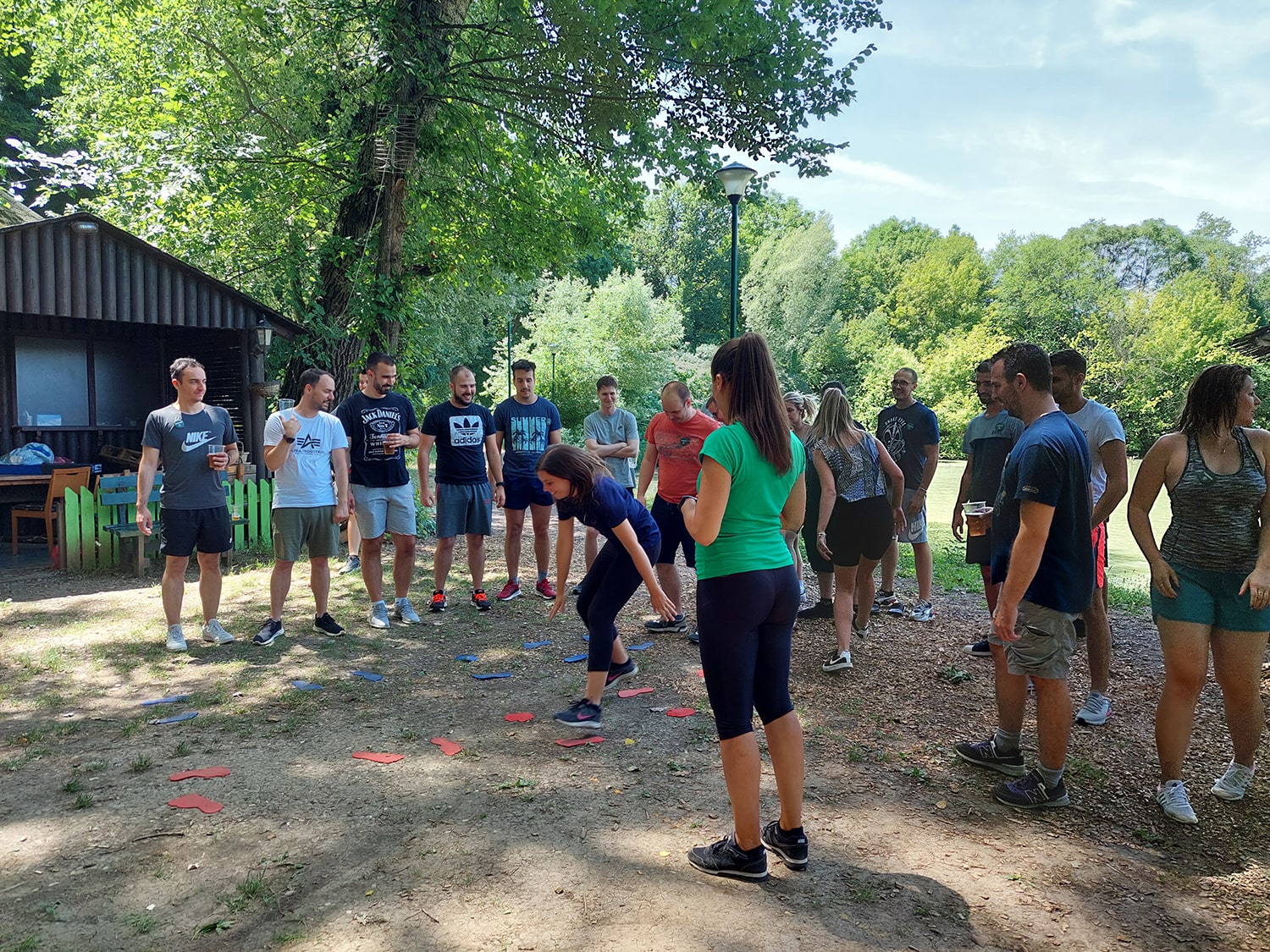 Team building at Ada Safari